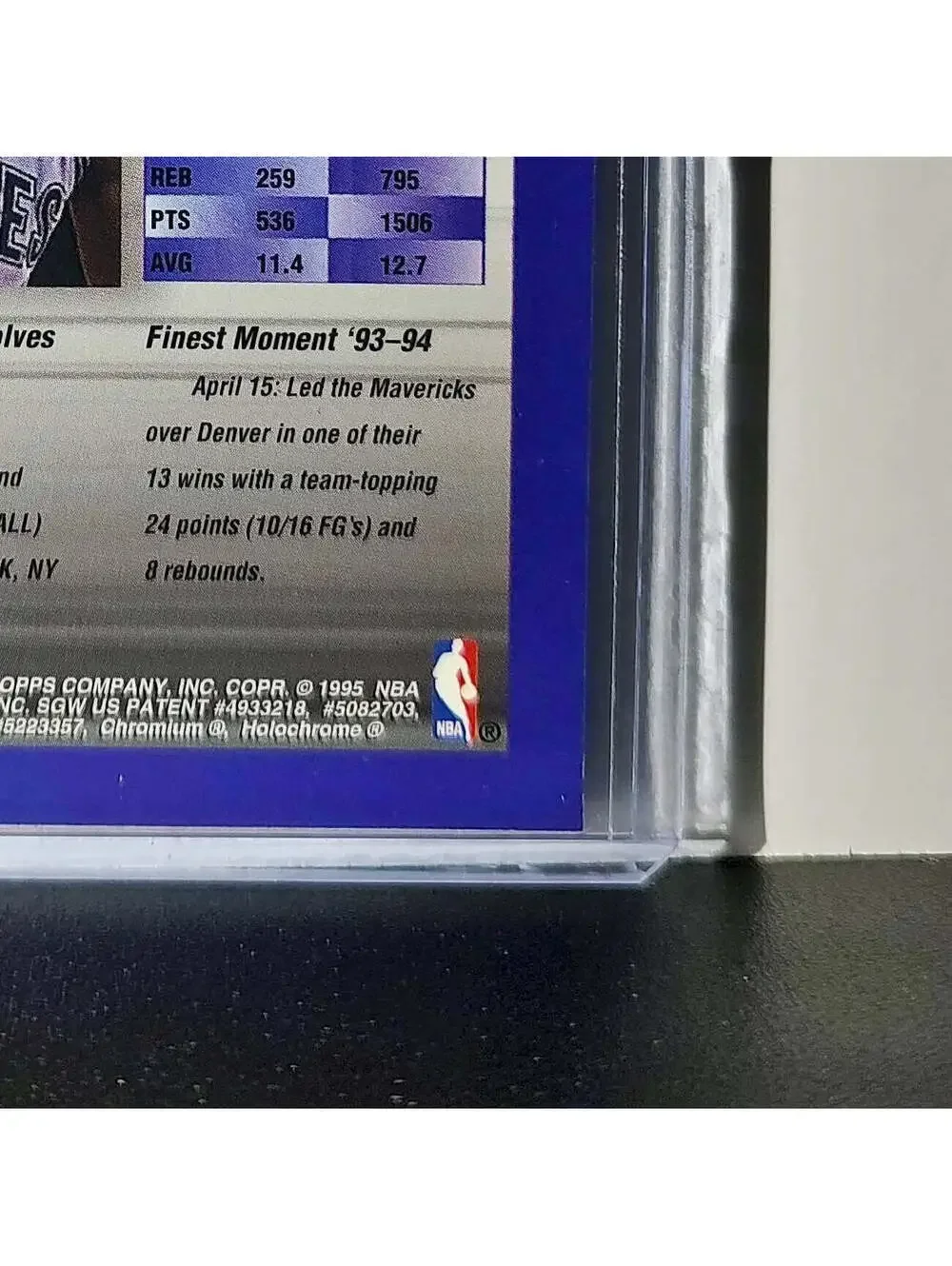 Sean Rooks 1994-95 Topps Finest #237 Basketball Card